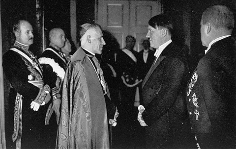 Papal Nuncio Cesare Orsenigo & Adolf Hitler