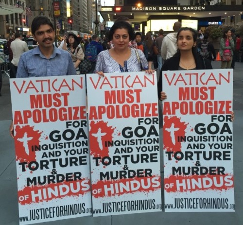 Hindus demand apology for Goa Inquisition